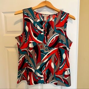 Banana Republic Jewel Tone Pattern Tank Top